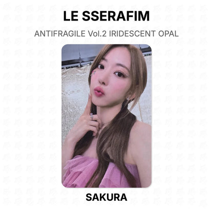 LE SSERAFIM ANTIFRAGILE Vol.2 IRIDESCENT OPAL Official Photocard