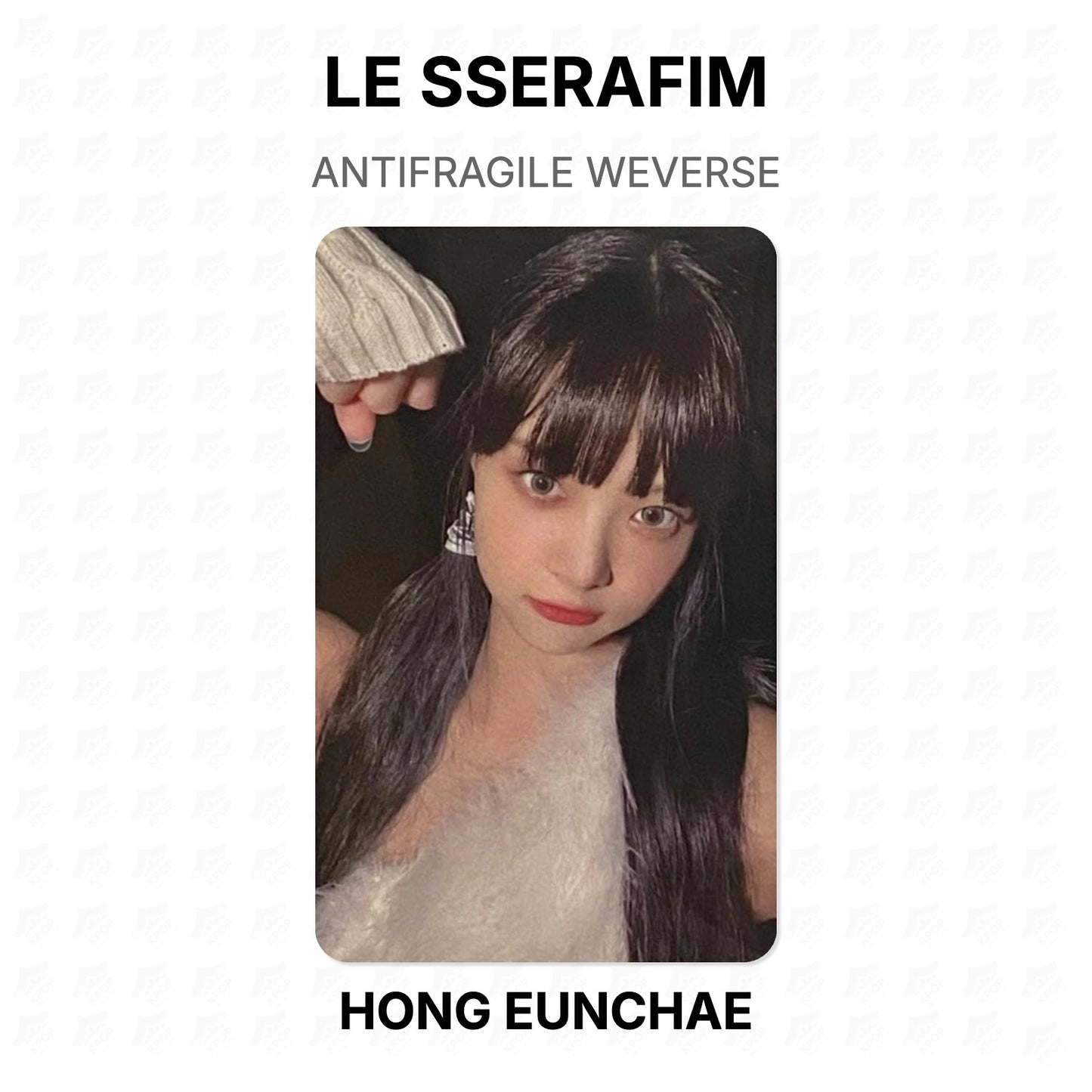 LE SSERAFIM ANTIFRAGILE WEVERSE Official Photocard