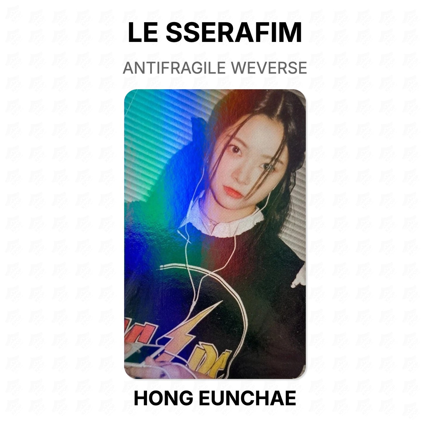 LE SSERAFIM ANTIFRAGILE WEVERSE Official Photocard