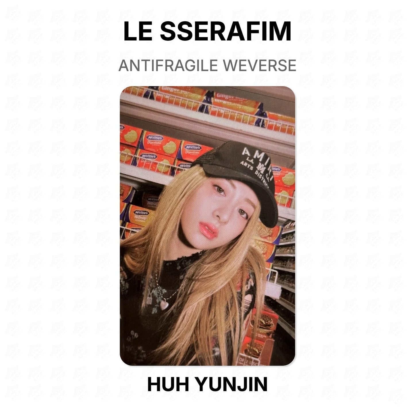 LE SSERAFIM ANTIFRAGILE WEVERSE Official Photocard