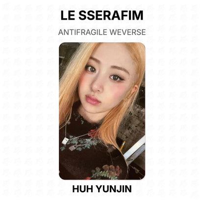 LE SSERAFIM ANTIFRAGILE WEVERSE Official Photocard