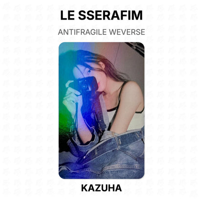 LE SSERAFIM ANTIFRAGILE WEVERSE Official Photocard