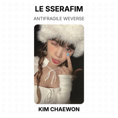 LE SSERAFIM ANTIFRAGILE WEVERSE Official Photocard