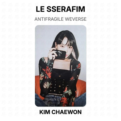 LE SSERAFIM ANTIFRAGILE WEVERSE Official Photocard