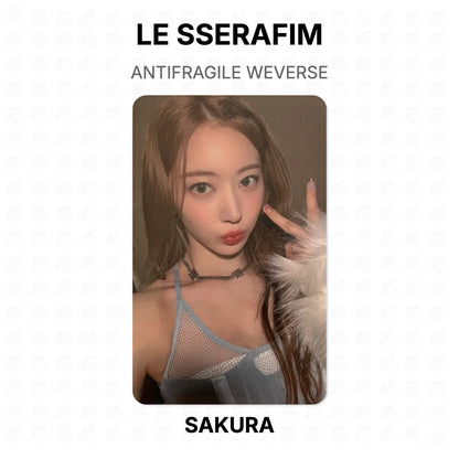 LE SSERAFIM ANTIFRAGILE WEVERSE Official Photocard