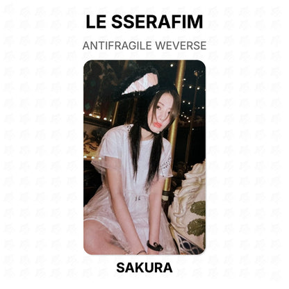 LE SSERAFIM ANTIFRAGILE WEVERSE Official Photocard
