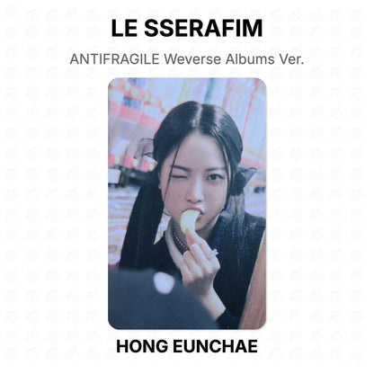 LE SSERAFIM ANTIFRAGILE Weverse Albums Ver. Official Photocard