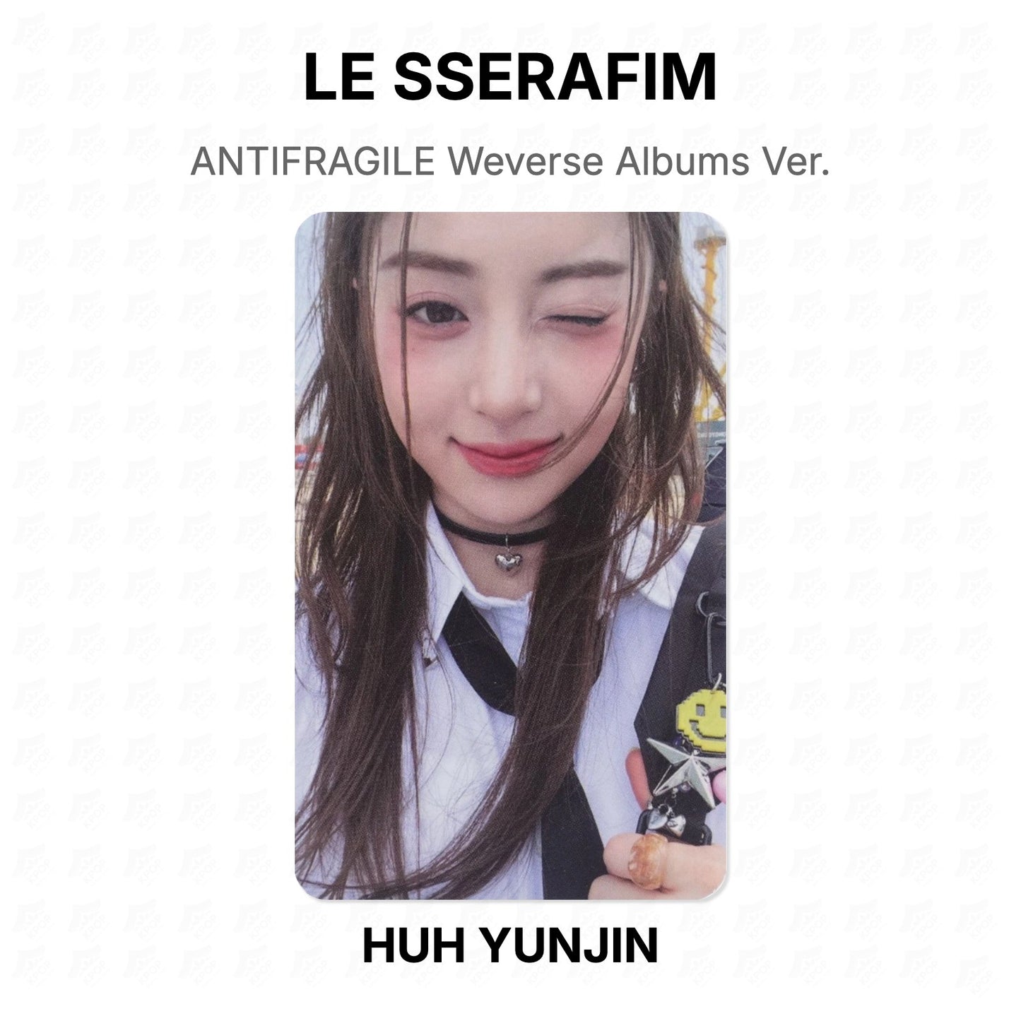 LE SSERAFIM ANTIFRAGILE Weverse Albums Ver. Official Photocard