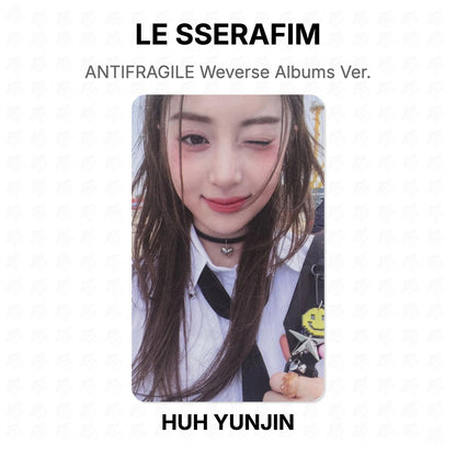 LE SSERAFIM ANTIFRAGILE Weverse Albums Ver. Official Photocard
