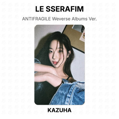 LE SSERAFIM ANTIFRAGILE Weverse Albums Ver. Official Photocard