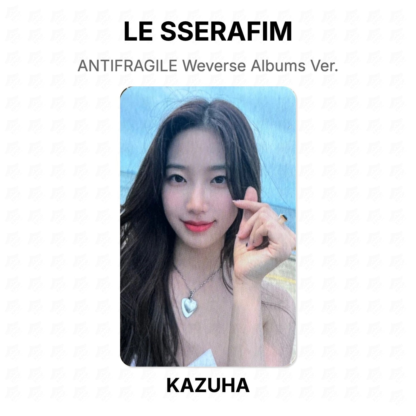 LE SSERAFIM ANTIFRAGILE Weverse Albums Ver. Official Photocard