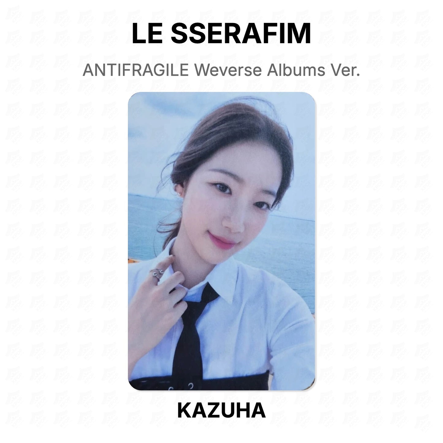 LE SSERAFIM ANTIFRAGILE Weverse Albums Ver. Official Photocard
