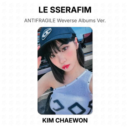 LE SSERAFIM ANTIFRAGILE Weverse Albums Ver. Official Photocard