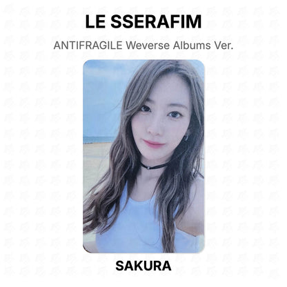 LE SSERAFIM ANTIFRAGILE Weverse Albums Ver. Official Photocard