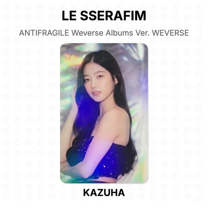 LE SSERAFIM ANTIFRAGILE Weverse Albums Ver. WEVERSE Official Photocard