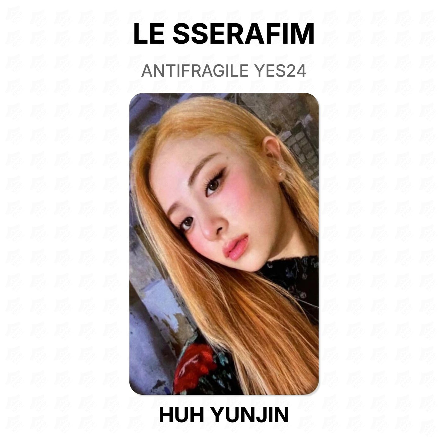 LE SSERAFIM ANTIFRAGILE YES24 Official Photocard