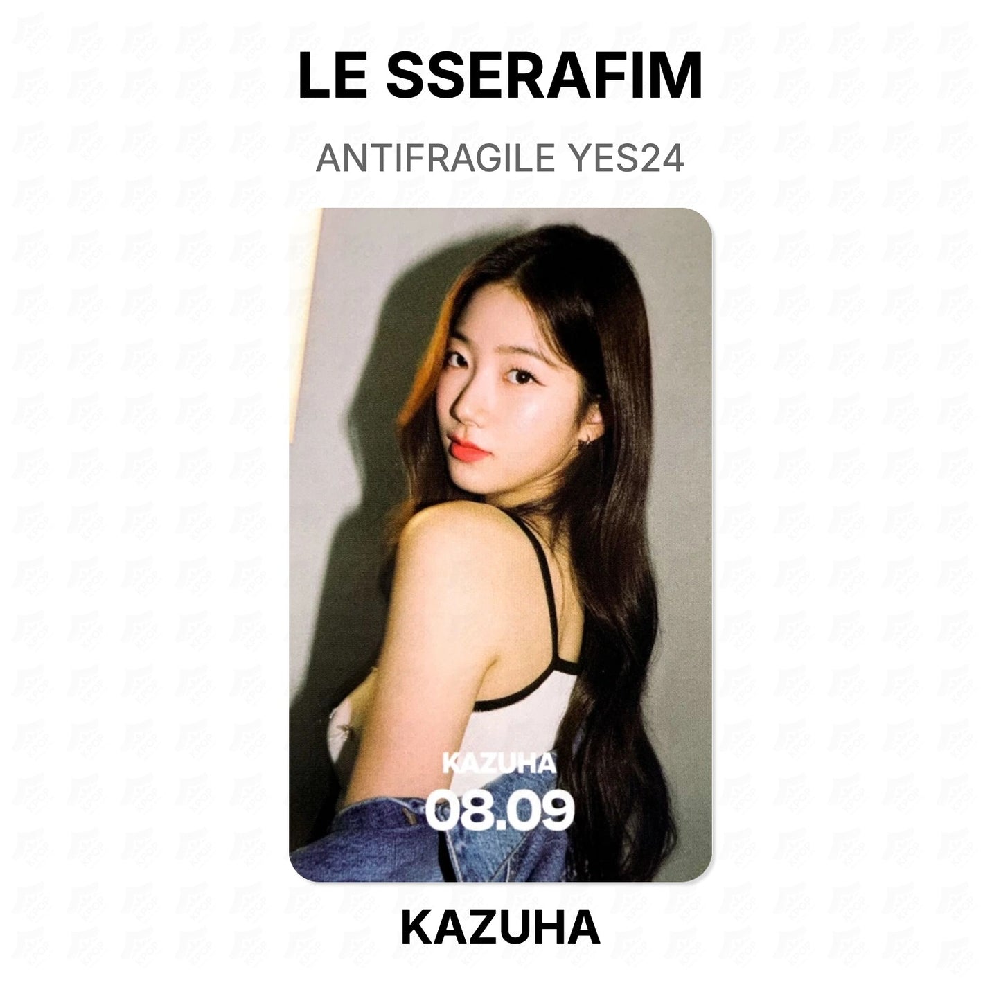LE SSERAFIM ANTIFRAGILE YES24 Official Photocard