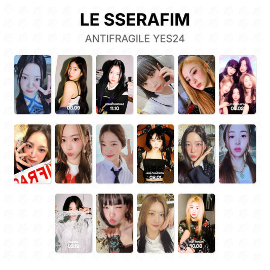 LE SSERAFIM ANTIFRAGILE YES24 Official Photocard