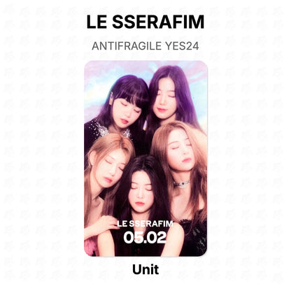 LE SSERAFIM ANTIFRAGILE YES24 Official Photocard