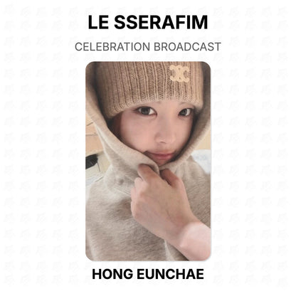 LE SSERAFIM CELEBRATION BROADCAST Official Photocard