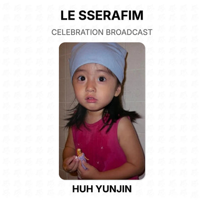 LE SSERAFIM CELEBRATION BROADCAST Official Photocard
