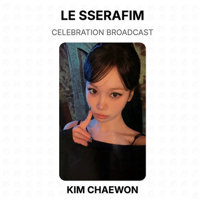 LE SSERAFIM CELEBRATION BROADCAST Official Photocard