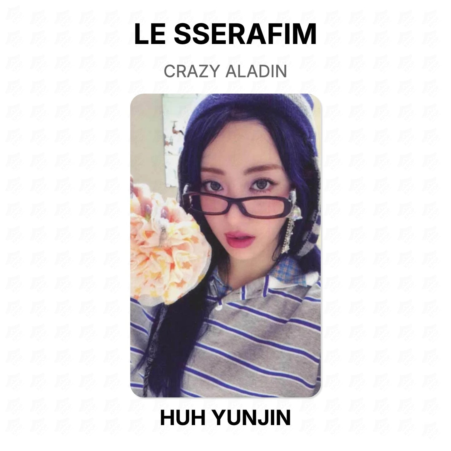 LE SSERAFIM CRAZY ALADIN Official Photocard