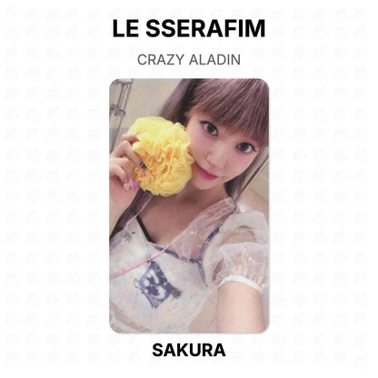 LE SSERAFIM CRAZY ALADIN Official Photocard