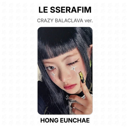 LE SSERAFIM CRAZY BALACLAVA ver. Official Photocard