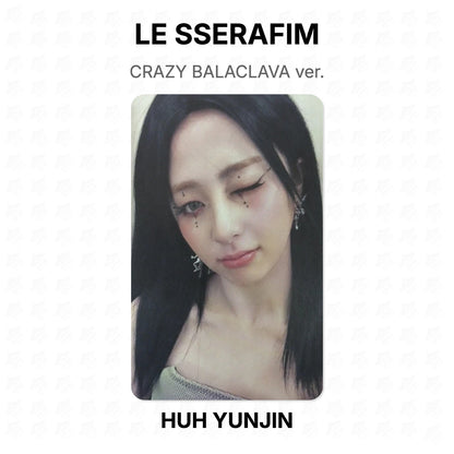 LE SSERAFIM CRAZY BALACLAVA ver. Official Photocard