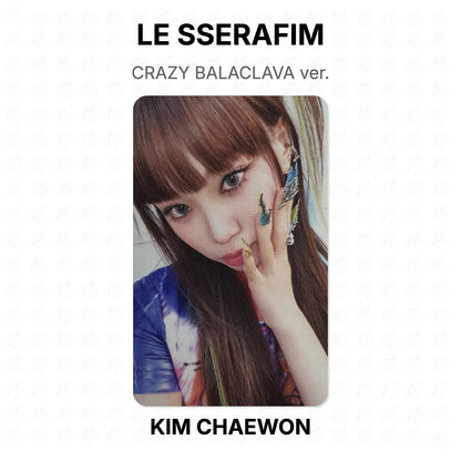 LE SSERAFIM CRAZY BALACLAVA ver. Official Photocard