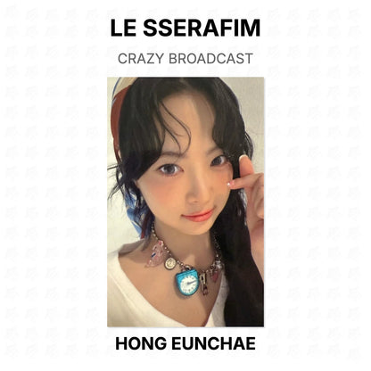 LE SSERAFIM CRAZY BROADCAST Official Photocard