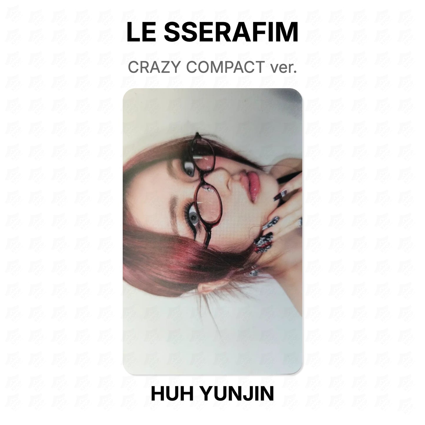 LE SSERAFIM CRAZY COMPACT ver. Official Photocard