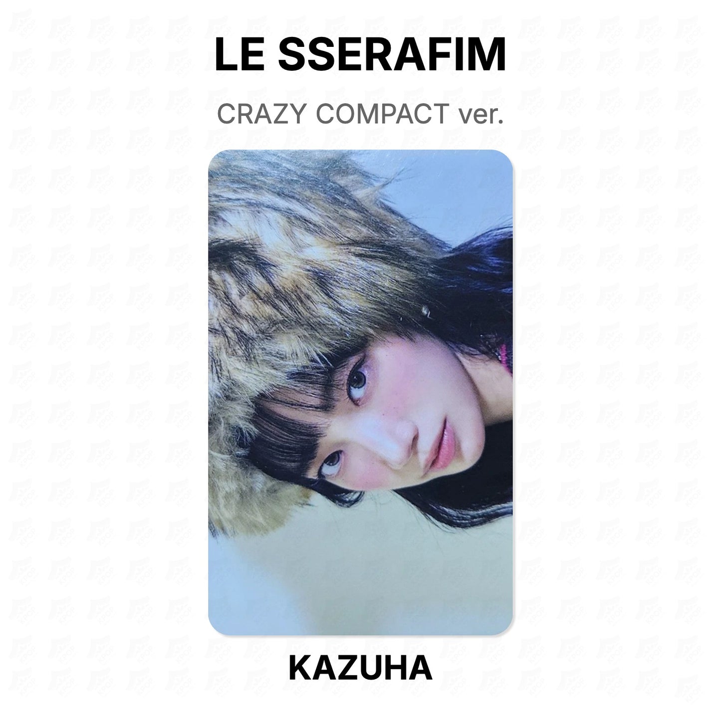 LE SSERAFIM CRAZY COMPACT ver. Official Photocard