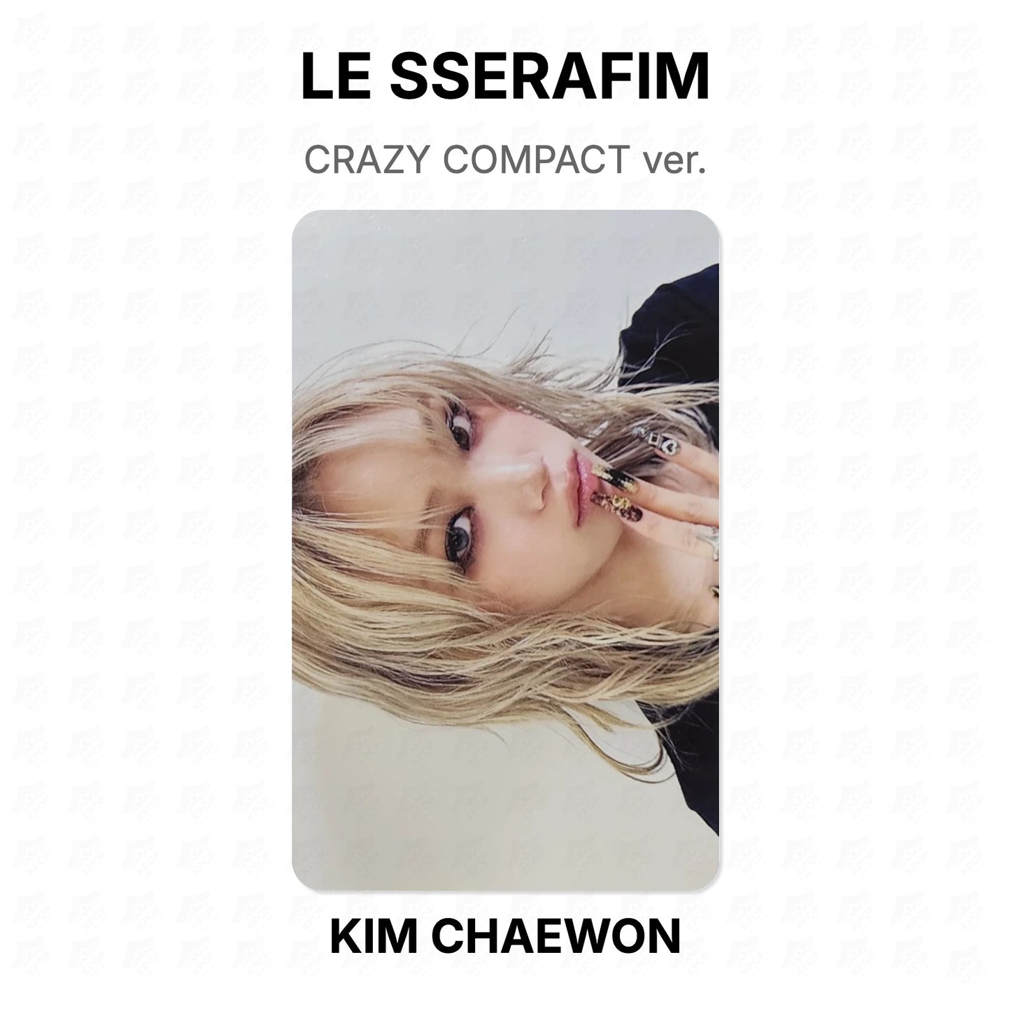 LE SSERAFIM CRAZY COMPACT ver. Official Photocard