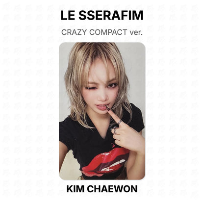 LE SSERAFIM CRAZY COMPACT ver. Official Photocard