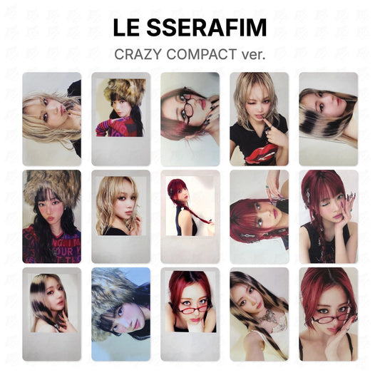 LE SSERAFIM CRAZY COMPACT ver. Official Photocard