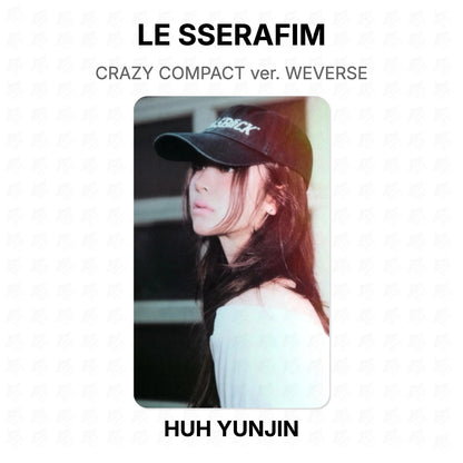 LE SSERAFIM CRAZY COMPACT ver. WEVERSE Official Photocard