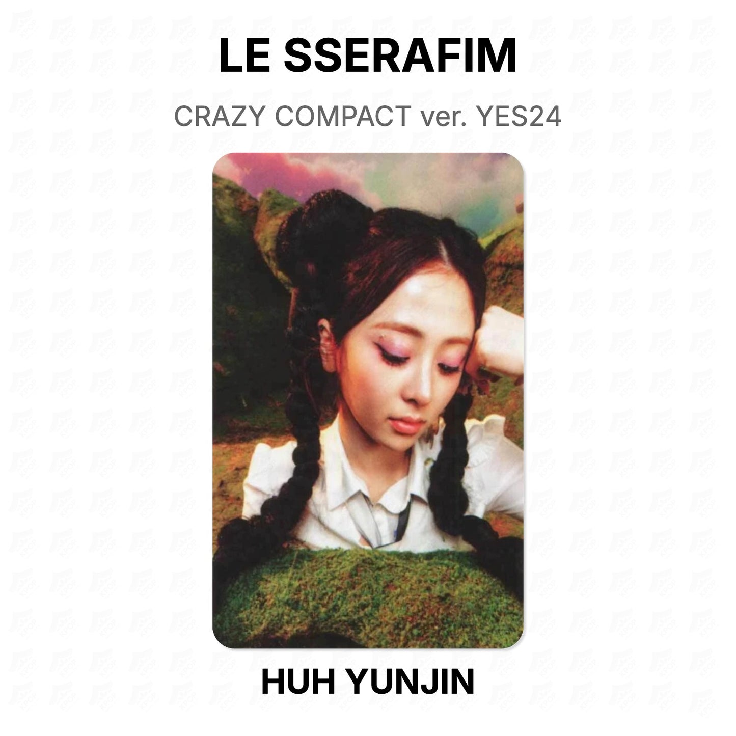 LE SSERAFIM CRAZY COMPACT ver. YES24 Official Photocard
