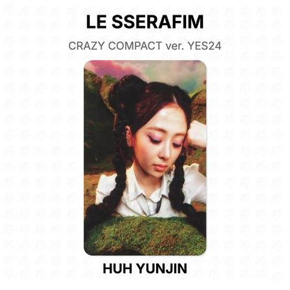 LE SSERAFIM CRAZY COMPACT ver. YES24 Official Photocard