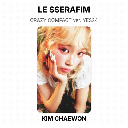 LE SSERAFIM CRAZY COMPACT ver. YES24 Official Photocard