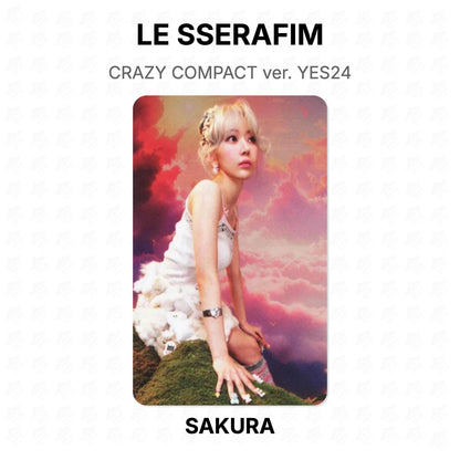 LE SSERAFIM CRAZY COMPACT ver. YES24 Official Photocard