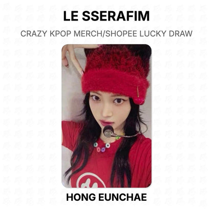 LE SSERAFIM CRAZY KPOP MERCH/SHOPEE LUCKY DRAW Official Photocard