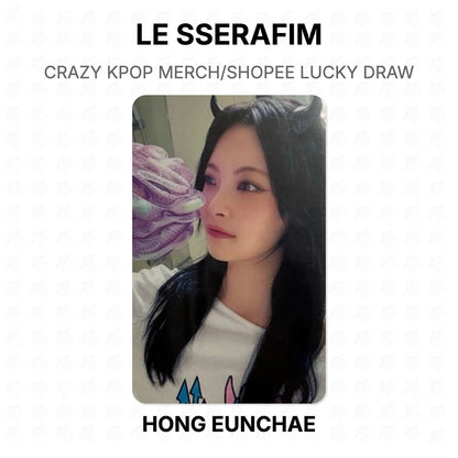 LE SSERAFIM CRAZY KPOP MERCH/SHOPEE LUCKY DRAW Official Photocard