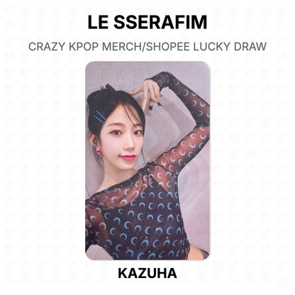 LE SSERAFIM CRAZY KPOP MERCH/SHOPEE LUCKY DRAW Official Photocard