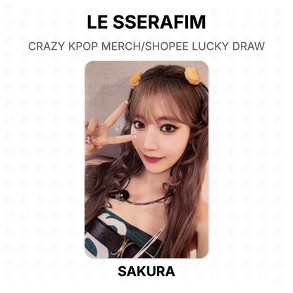LE SSERAFIM CRAZY KPOP MERCH/SHOPEE LUCKY DRAW Official Photocard