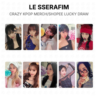 LE SSERAFIM CRAZY KPOP MERCH/SHOPEE LUCKY DRAW Official Photocard