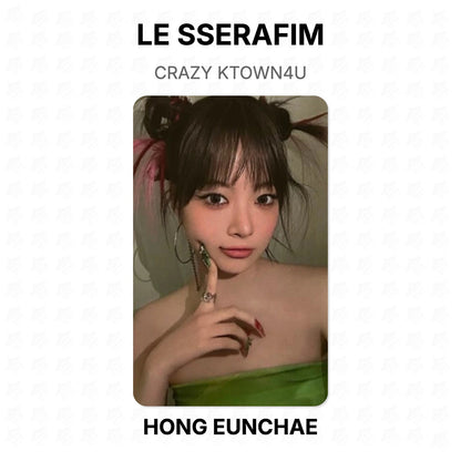 LE SSERAFIM CRAZY KTOWN4U Official Photocard