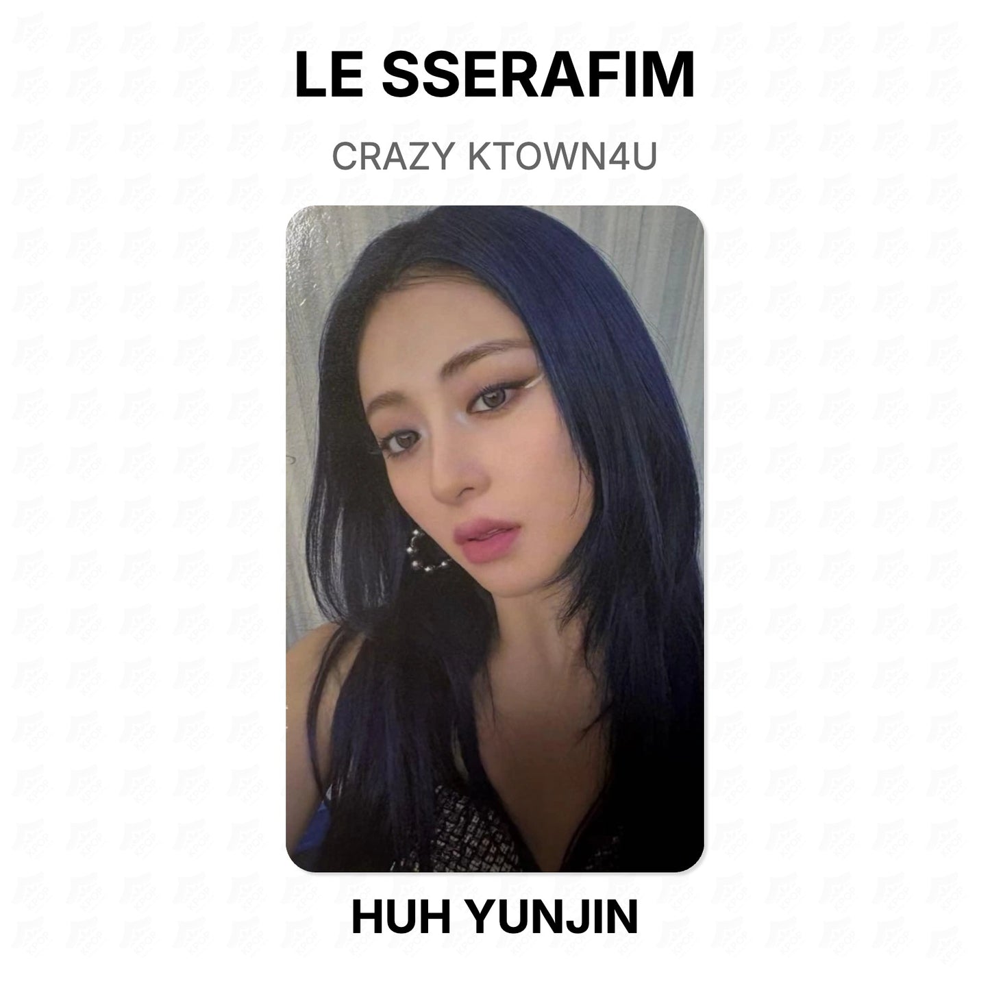 LE SSERAFIM CRAZY KTOWN4U Official Photocard