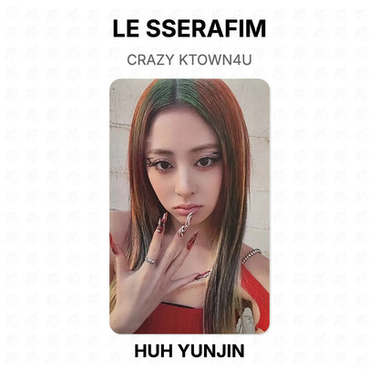 LE SSERAFIM CRAZY KTOWN4U Official Photocard